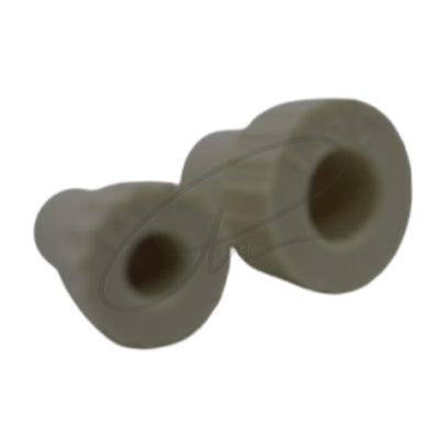 DENTAL WAREHOUSE AUTOCLAVABLE PLASTIC SUCTION ADAPTORS WHITE, 16 TO 11MM AND 6MM - DW639