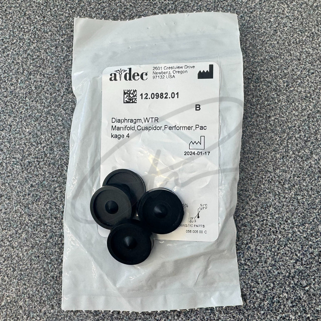 A-DEC DIAPHRAGM WATER MANIFOLD PERFORMER CUSPIDOR (PACK OF 4) - 12-0982-01