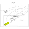 KAVO LARGE SPRAY MIST SUCTION HOSE COMPLETE - 3.004.7180