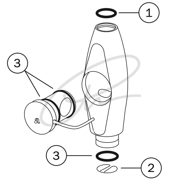 A-DEC MAINTENANCE KIT, 11MM HVE - 90-1641-00