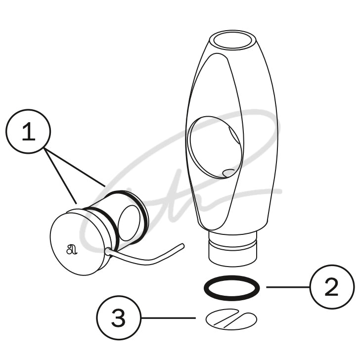 A-DEC MAINTENANCE KIT, 15MM HVE - 90-1643-00
