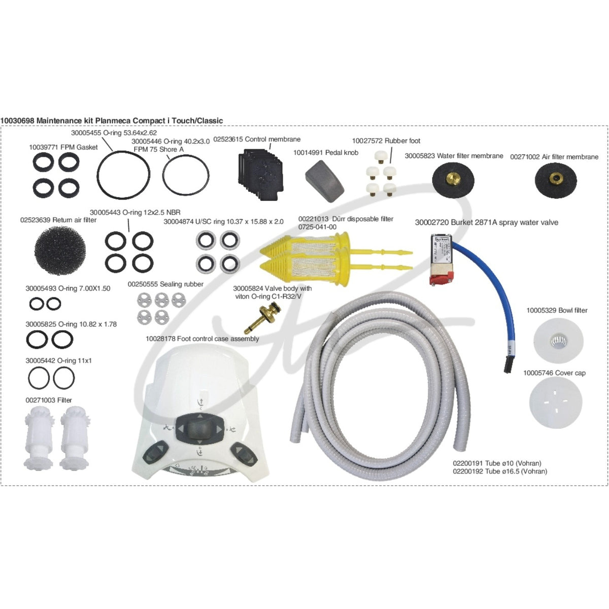 PLANMECA MAINTENANCE KIT COMPACT I TOUCH  CLASSIC - 10030698