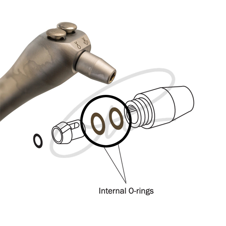 DCI O-RING TO FIT A-DEC SYRINGE TIP ADAPTOR (PACK OF 12) - DCI 2242