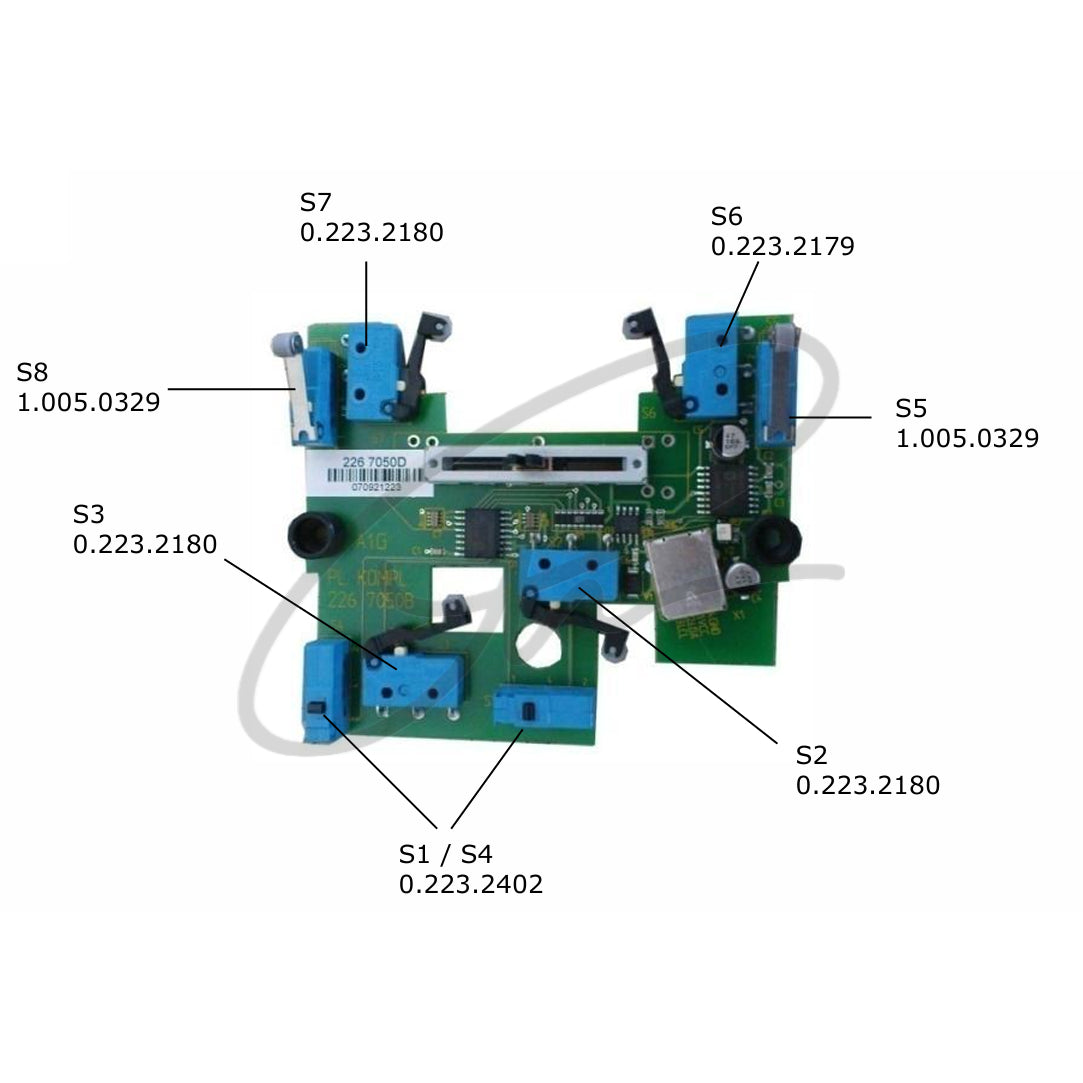 KAVO PCB A FOOT CONTROL - 0.226.7050