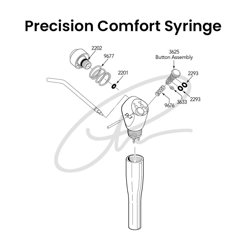 DCI PRECISION COMFORT SYRINGE BUTTONS & REPAIR KIT - DCI 3635