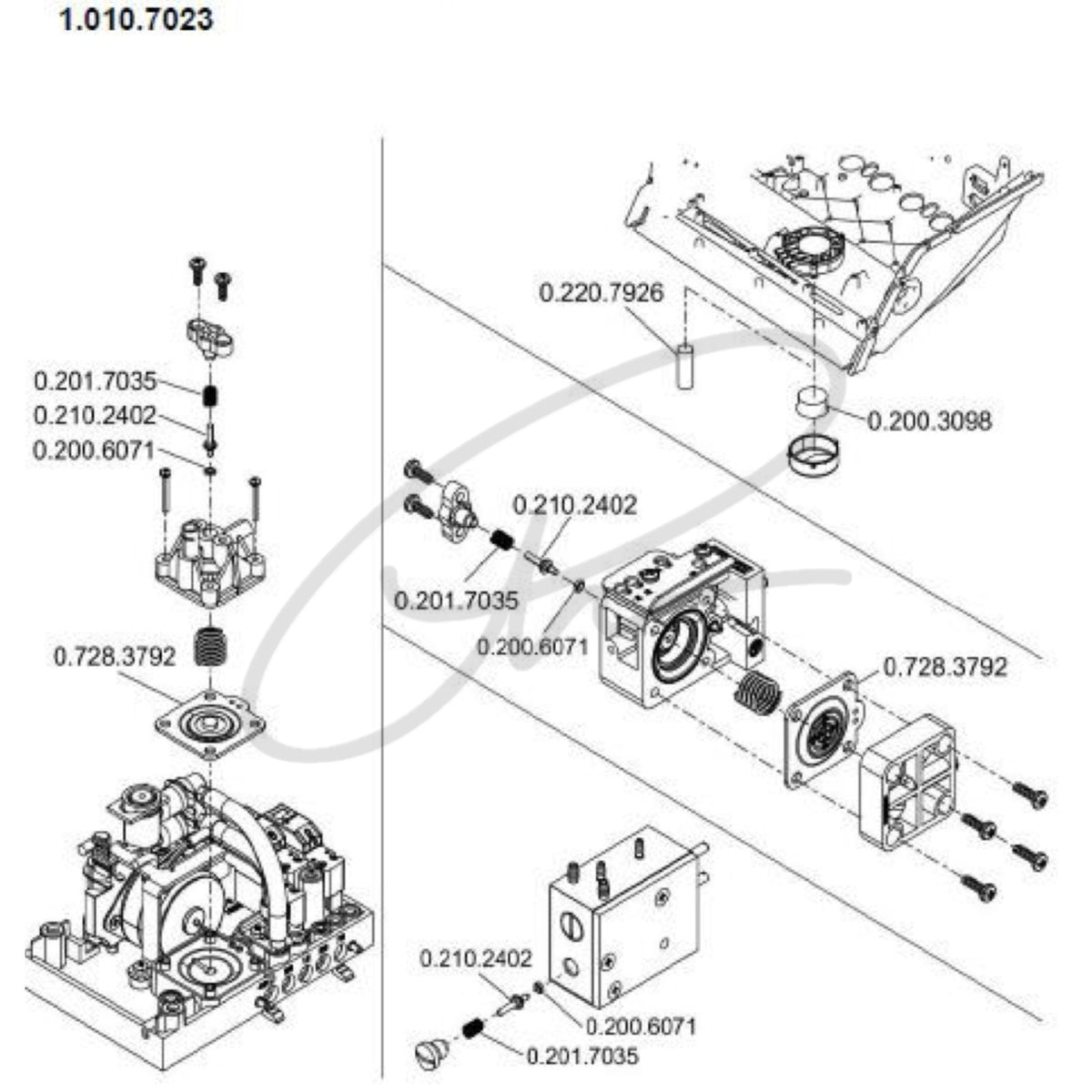 KAVO SERVICE SET DENTIST ELEMENT - 1.010.7023