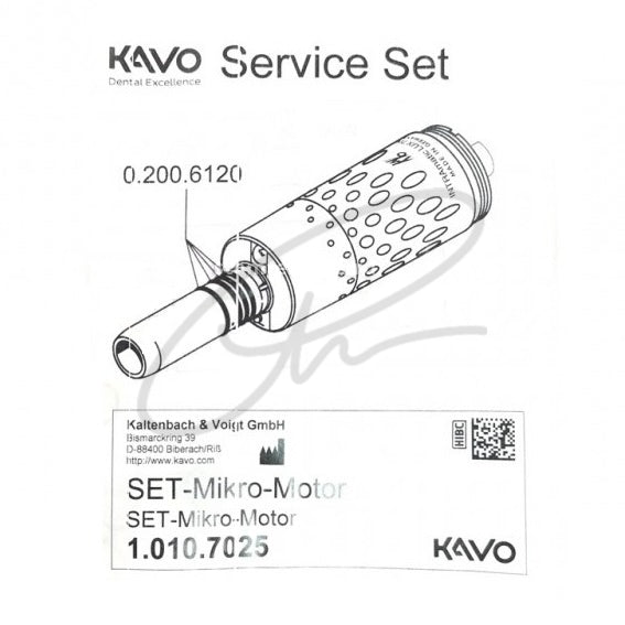 KAVO SERVICE SET MICRO MOTOR - 1.010.7025
