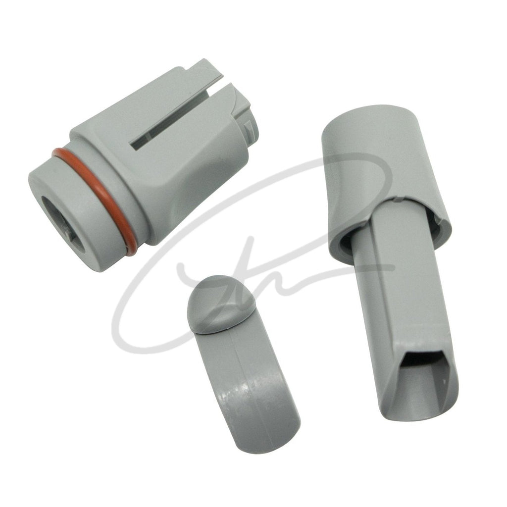 DURR SUCTION HANDPIECE WITH SLIDER, GREY - 7600A010-00