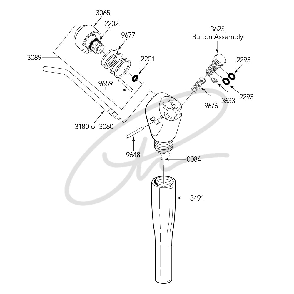 DCI 3 IN 1 SYRINGE, PRECISION COMFORT - DCI 3600