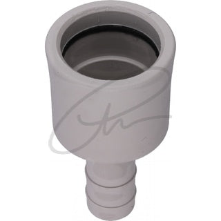 A-DEC TAILPIECE SALIVA EJECTOR, VACUUM CANISTER END GREY - 11-1302-03