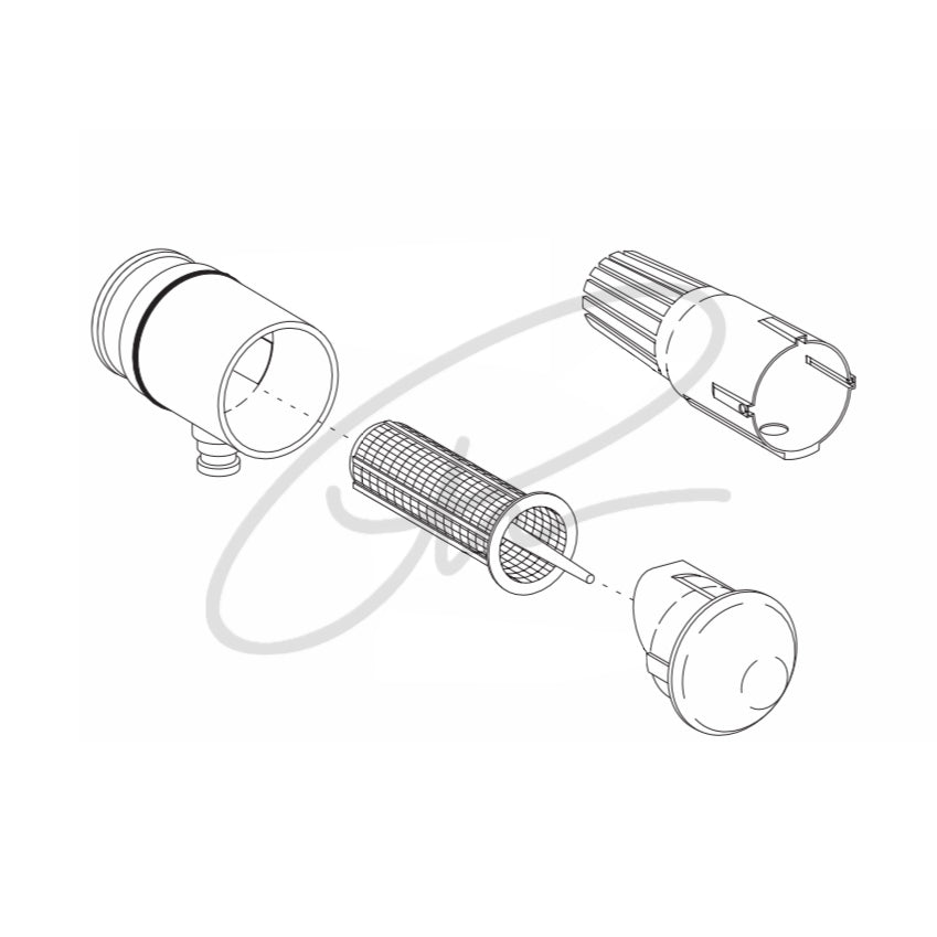 A-DEC VACUUM CANISTER, 15mm, DRYLINE - 12-1123-00
