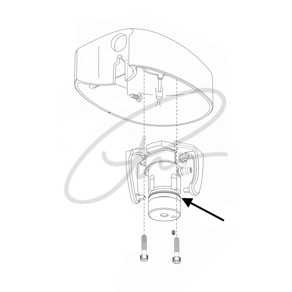 A-DEC WATER BOTTLE O-RING FOR RECEIVER E.921ID X .139W (EACH) - 034-213-00